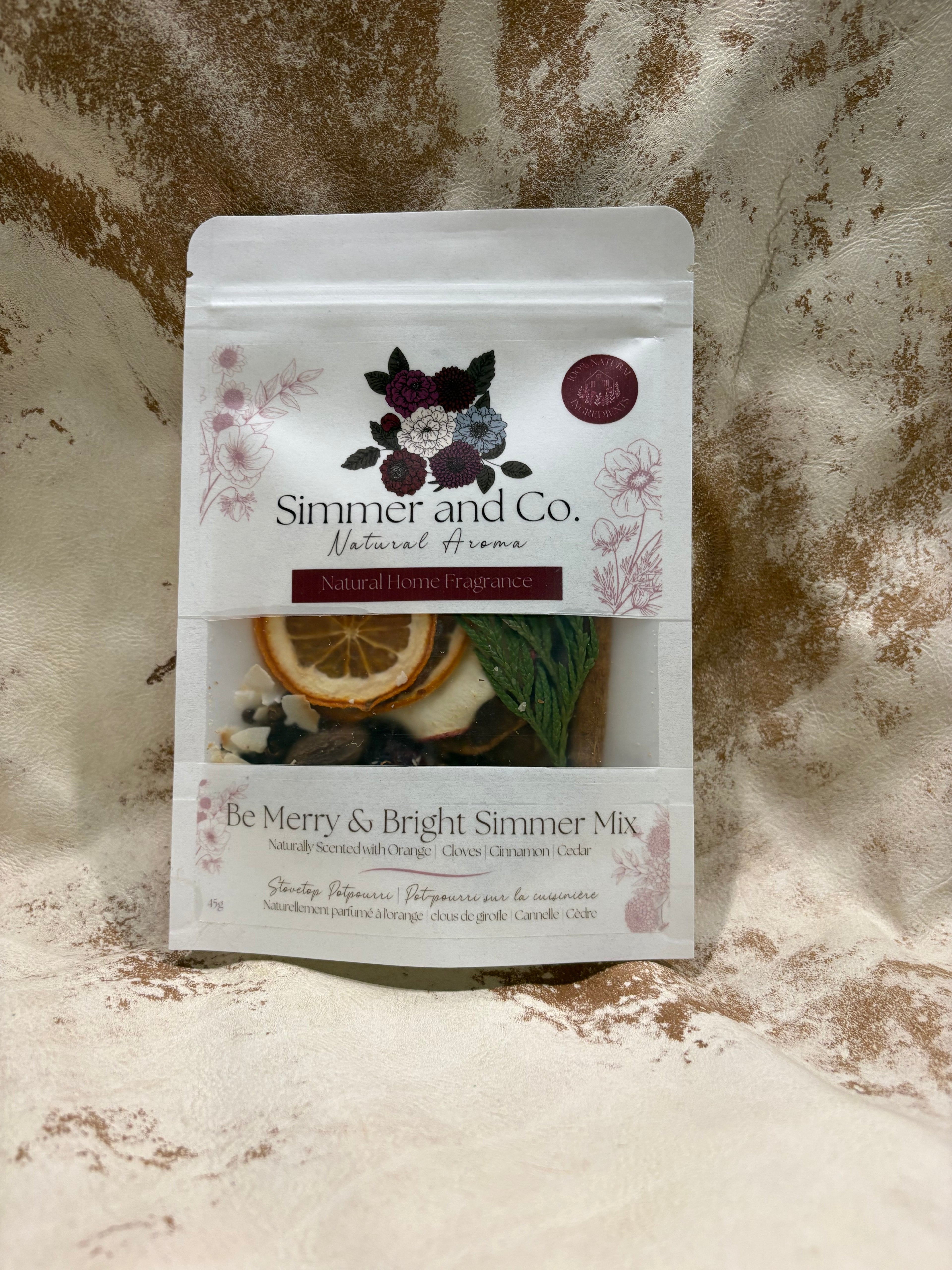 Be Merry and Bright Simmer Mix from Wildflower & Twine