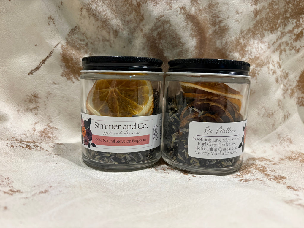 Be Mellow Simmer Mix Jar from Wildflower & Twine