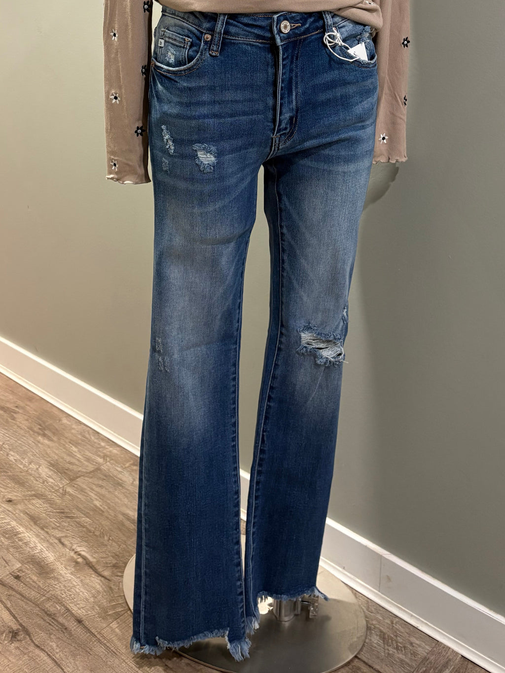 Midrise Straight women’s denim jeans