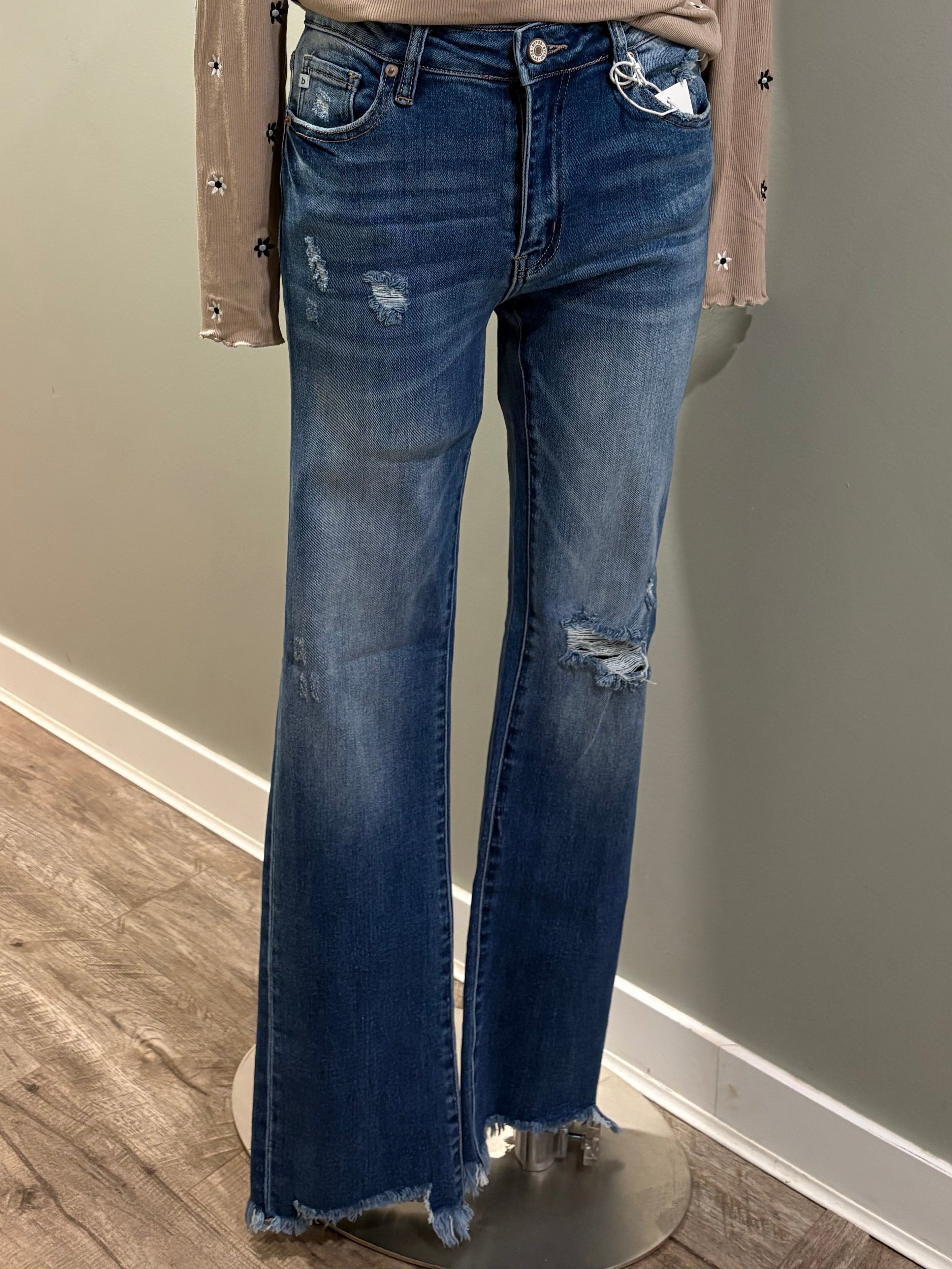 Midrise Straight women’s denim jeans