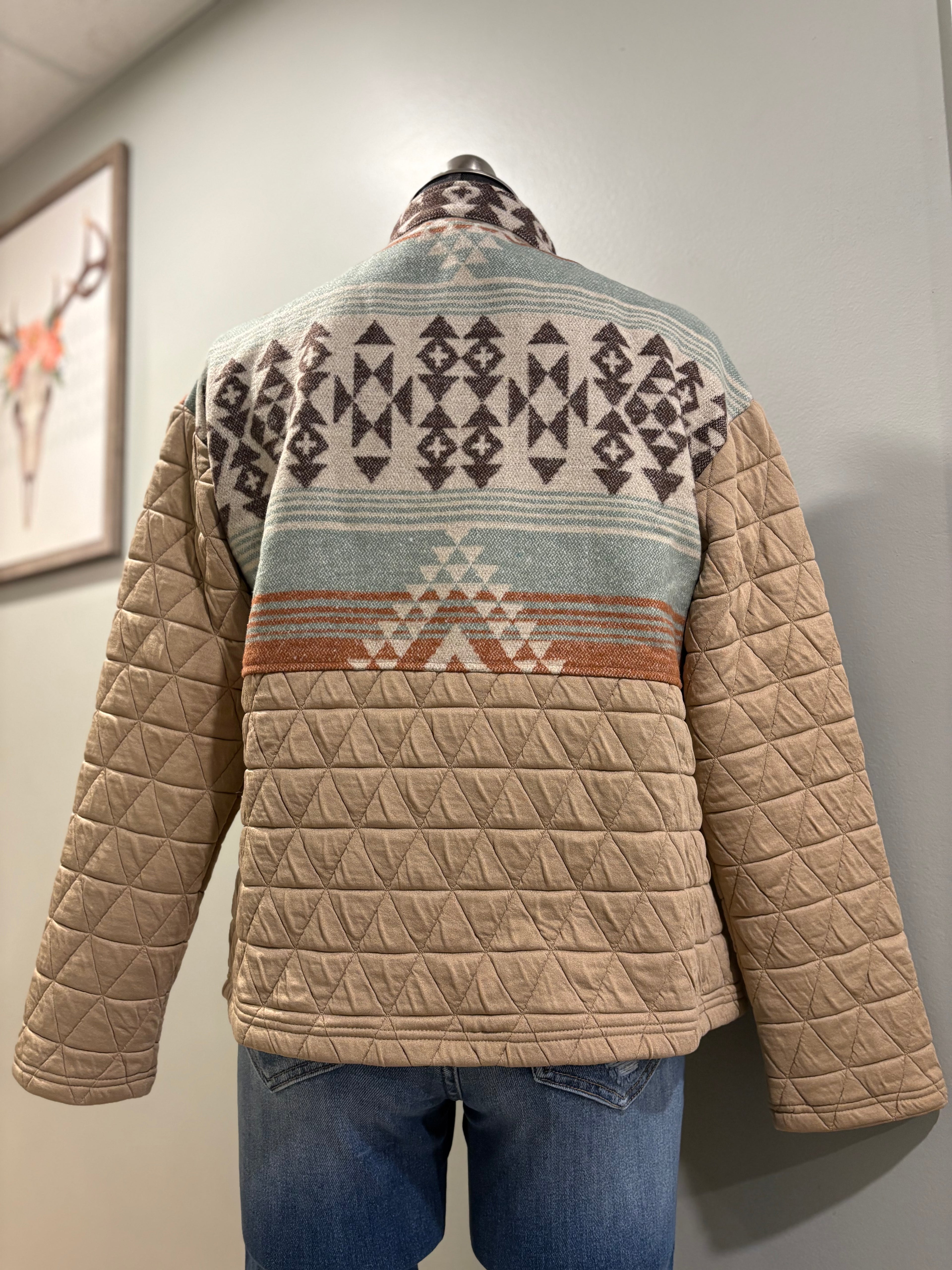 Quilted Aztec Jacket from Wildflower & Twine