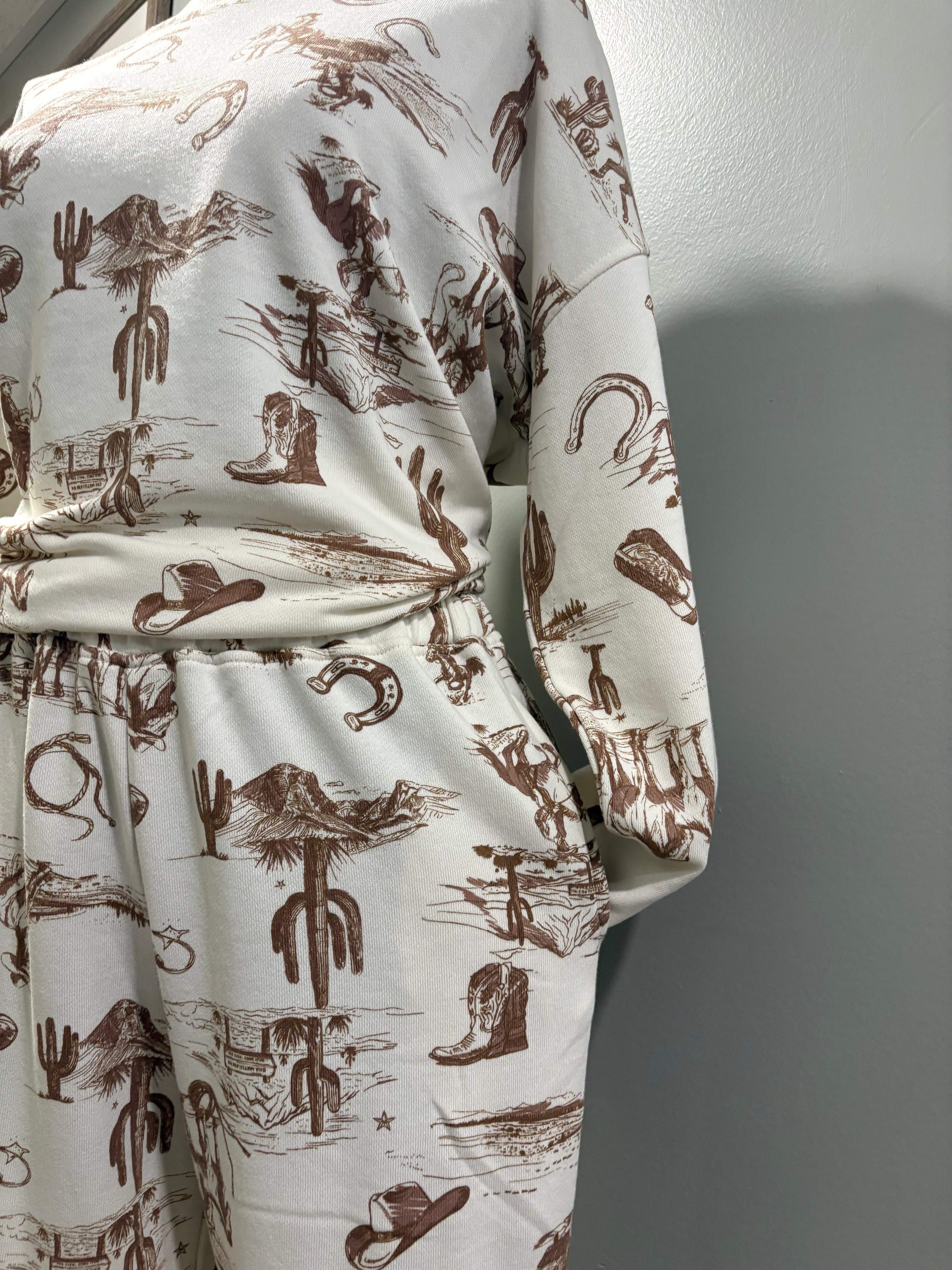 Western Print Bottoms from Wildflower & Twine