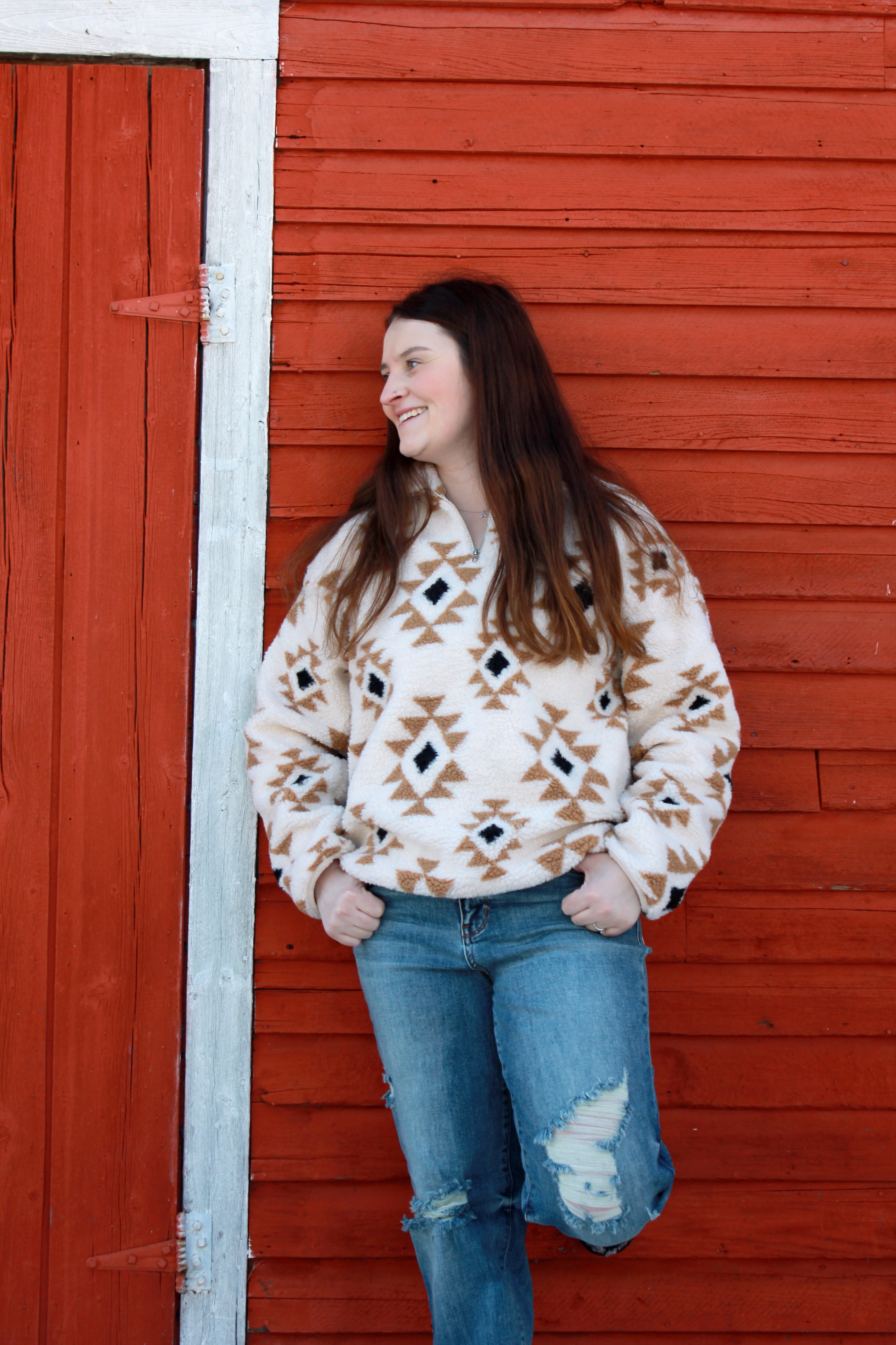 Sherpa Aztec 1/4 Zip Pullover