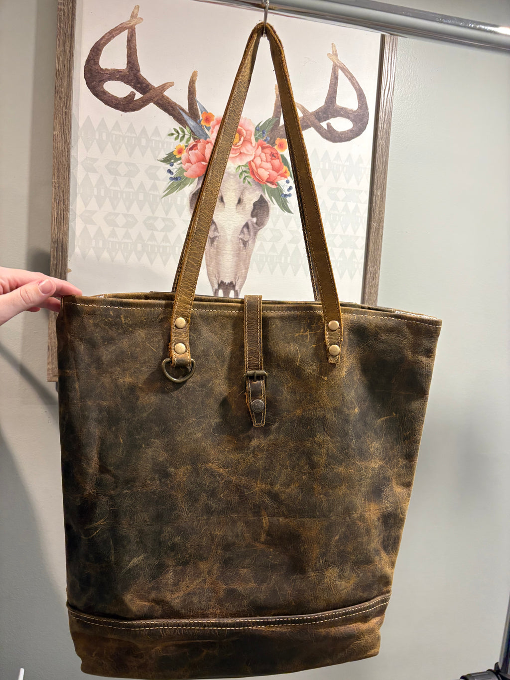 Myra Leather Purse from Wildflower & Twine