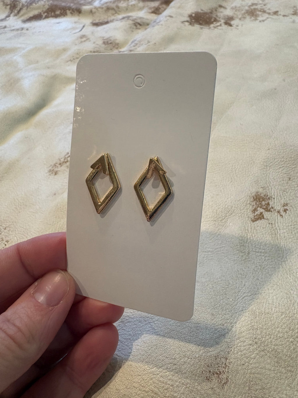 Rhombus Stud Earrings western-inspired jewelry
