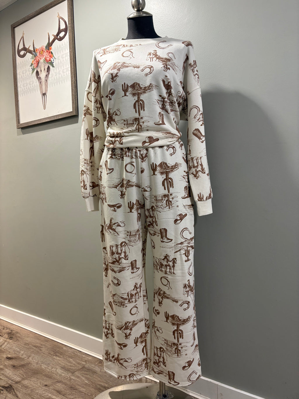 Western Print Bottoms from Wildflower & Twine