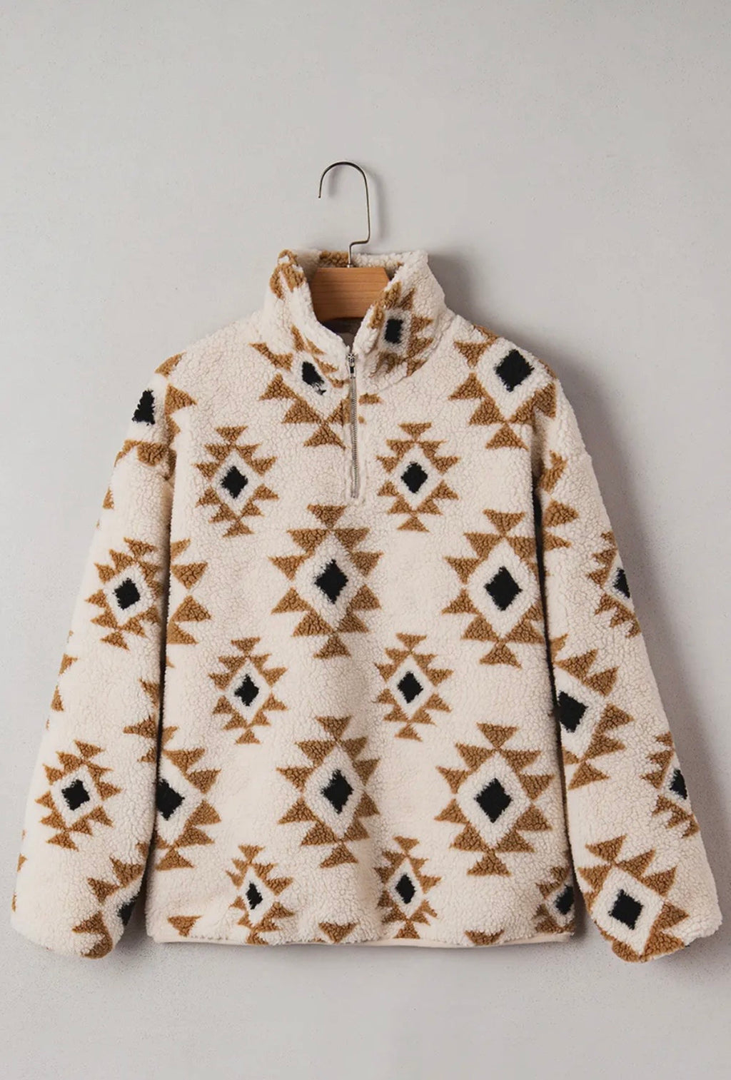 Sherpa Aztec 1/4 Zip Pullover women’s sweater pullover