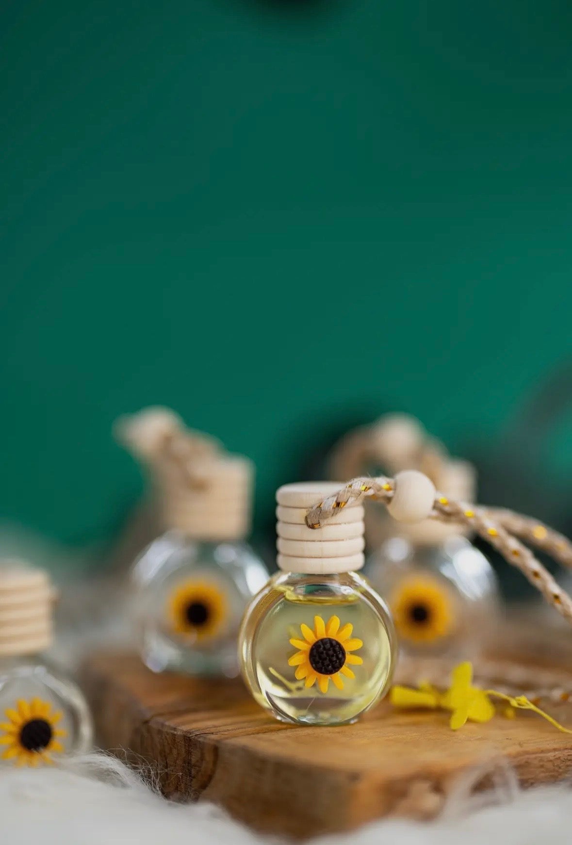 Sunflower Car Diffuser from Wildflower & Twine