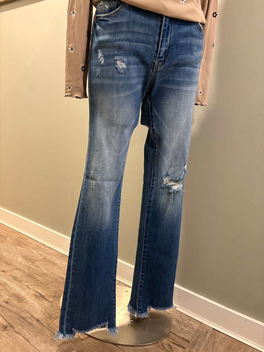 Midrise Straight women’s denim jeans
