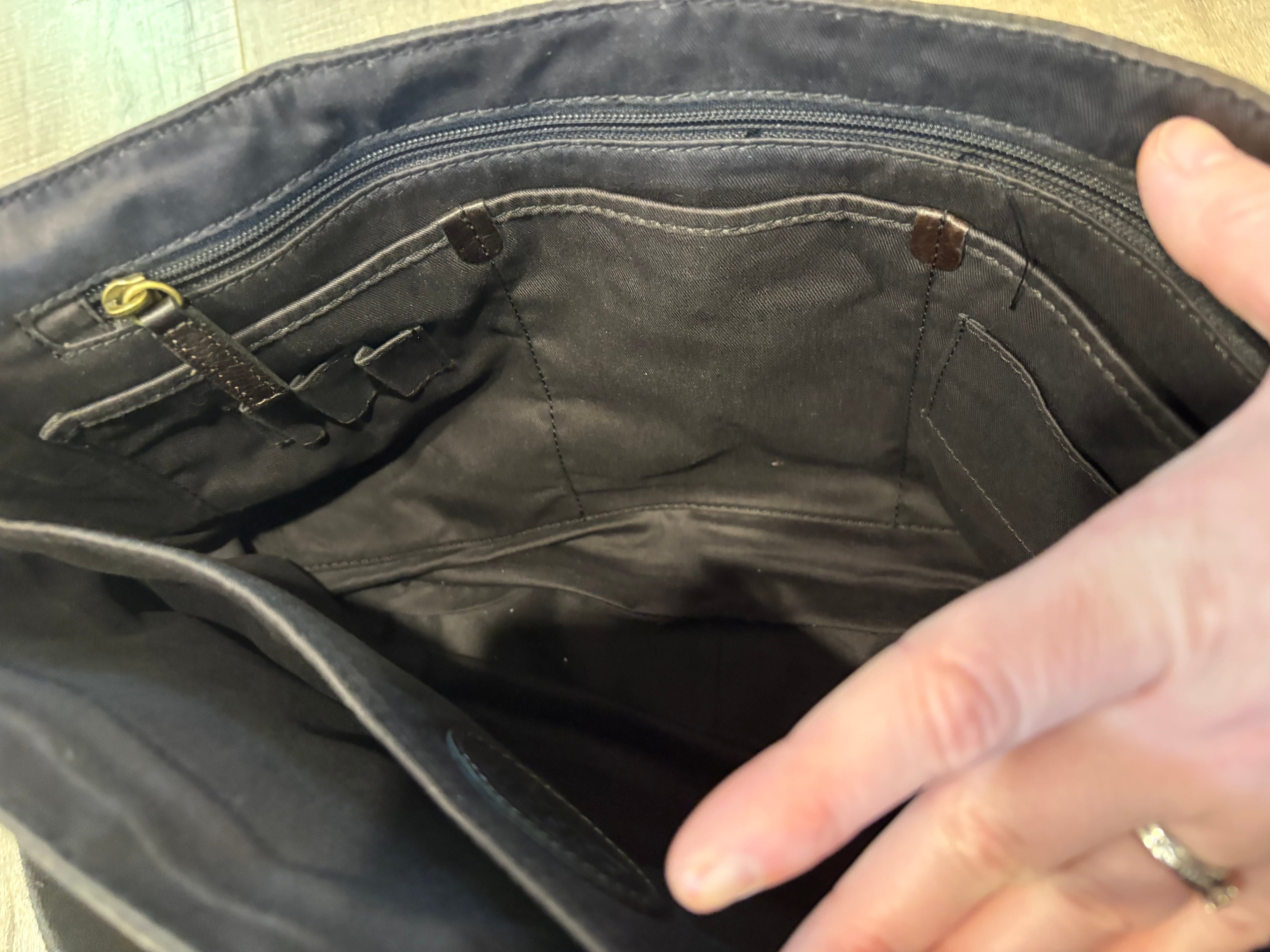 Fossil Cross Body Laptop Bag from Wildflower & Twine