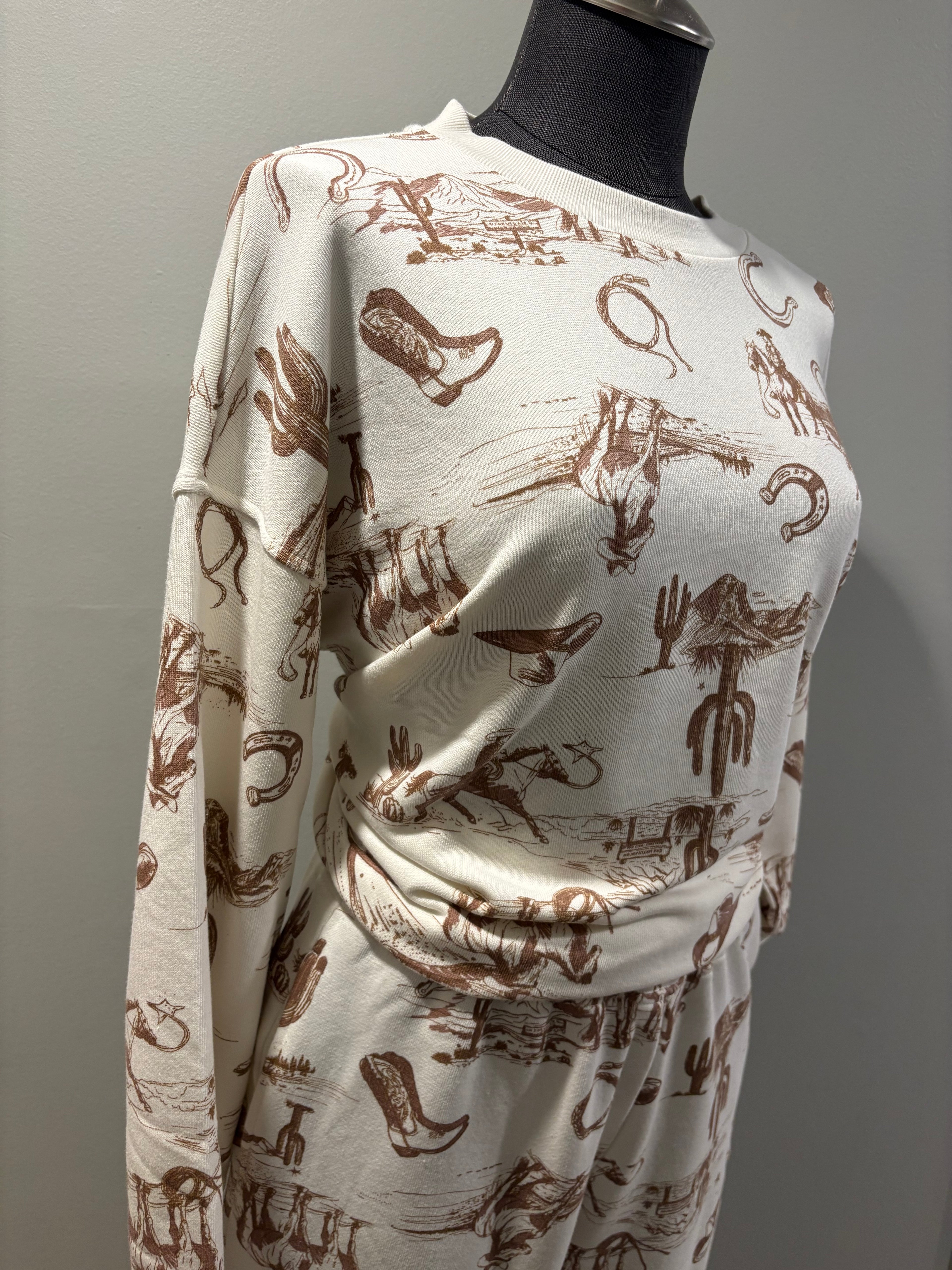 Western Print Bottoms from Wildflower & Twine