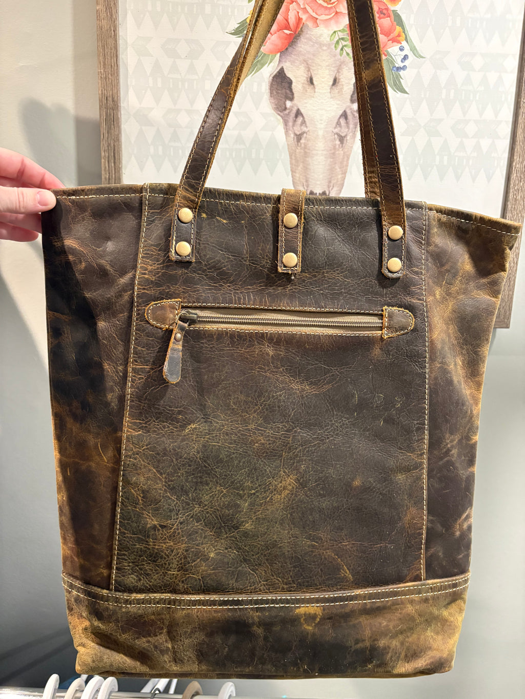 Myra Leather Purse from Wildflower & Twine