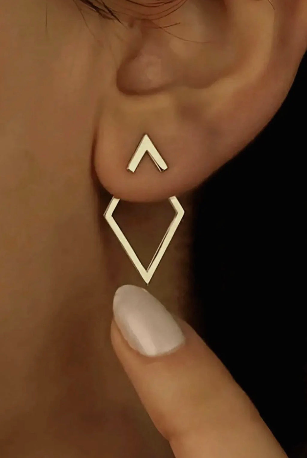 Rhombus Stud Earrings western-inspired jewelry