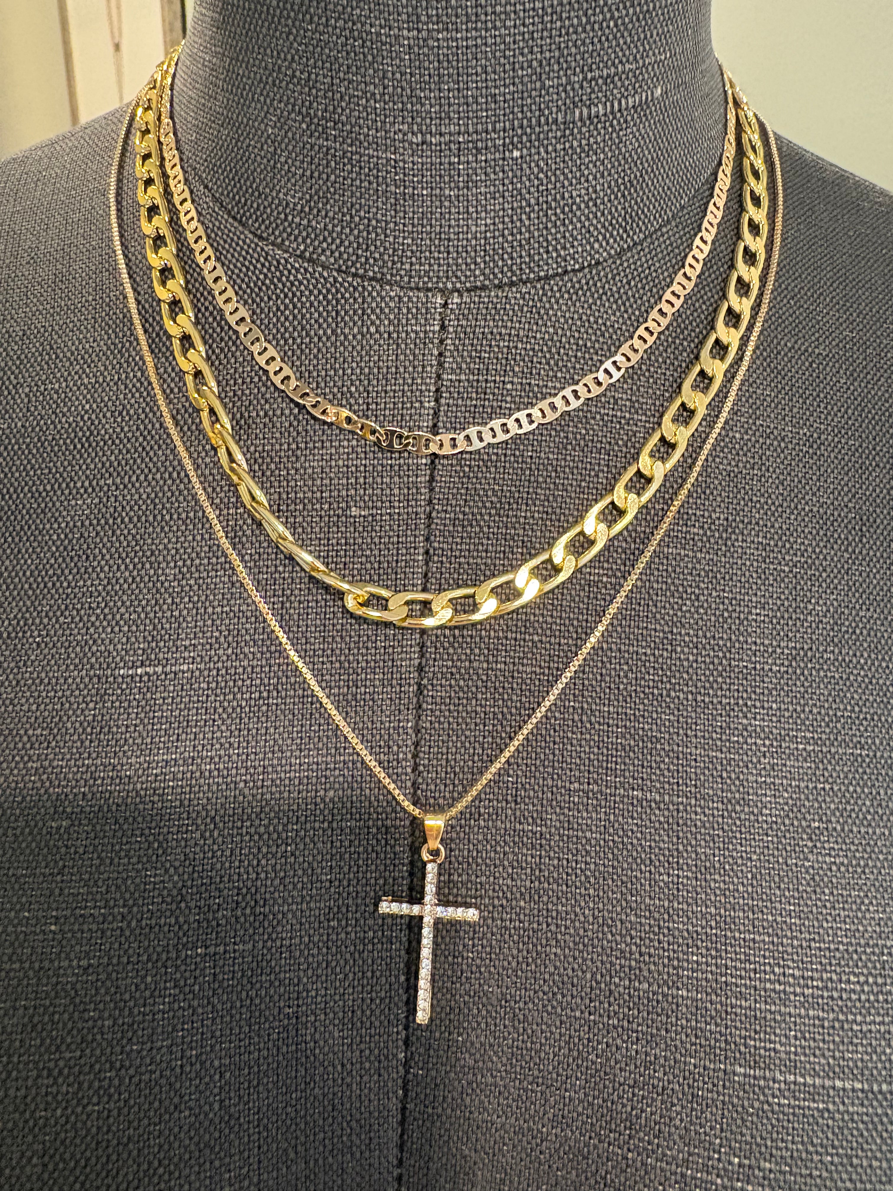 Cross Stack Neclace western-inspired jewelry