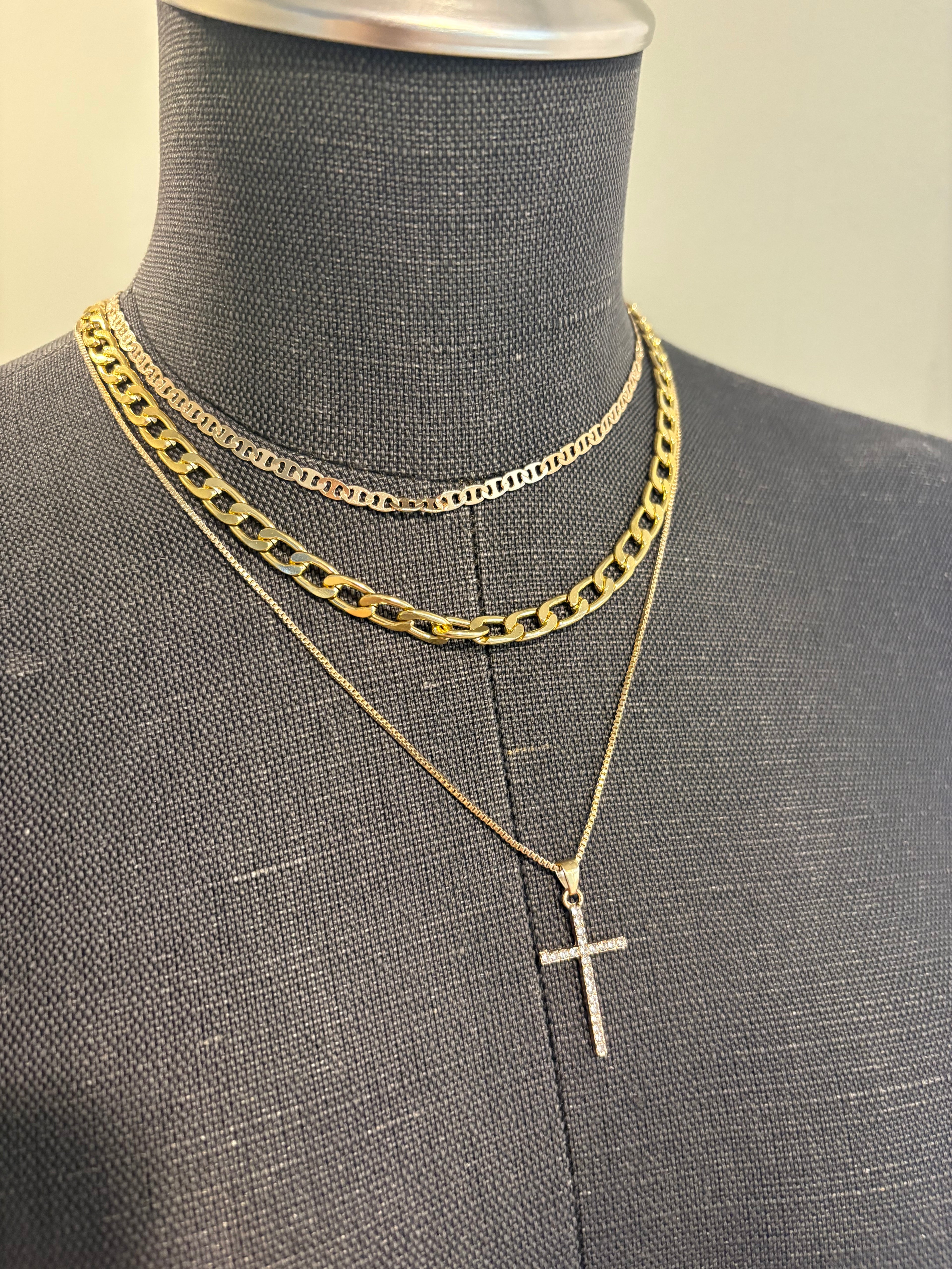 Cross Stack Neclace western-inspired jewelry